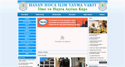 Desktop Screenshot of hasanhocailimyaymavakfi.com