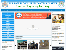 Tablet Screenshot of hasanhocailimyaymavakfi.com